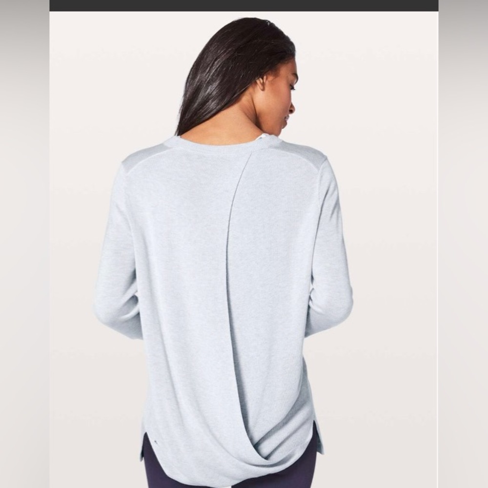 SOLD EBY: Lululemon bring it backbend sweater size 6